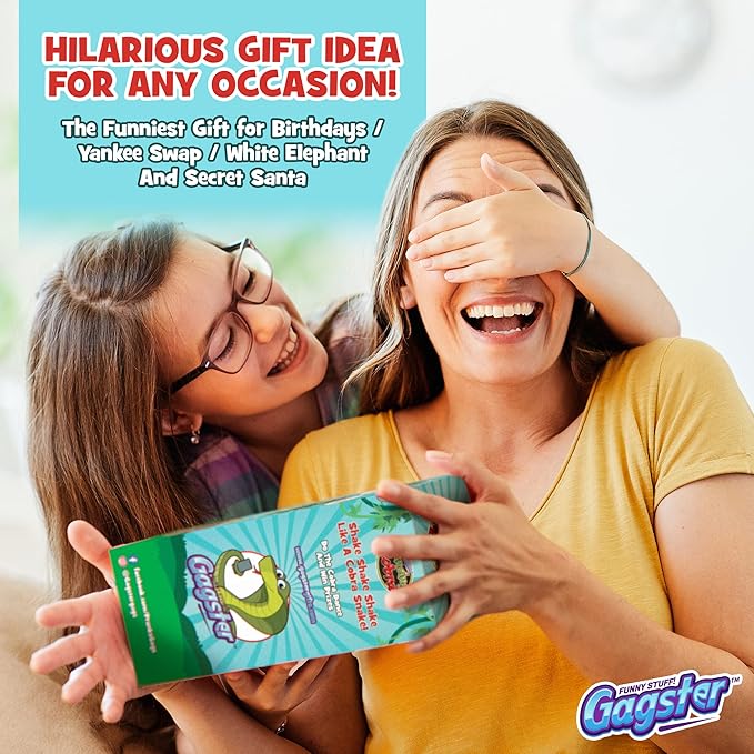 Gagster Dancing Cobra Snake - Dancing, Talking, Mimicking Cobra Snake Toy, Great for Kids & Adults, Singing, Joking, and Repeating What You Say, Hilarious Gag Gift Plush Novelty Mimic Toy