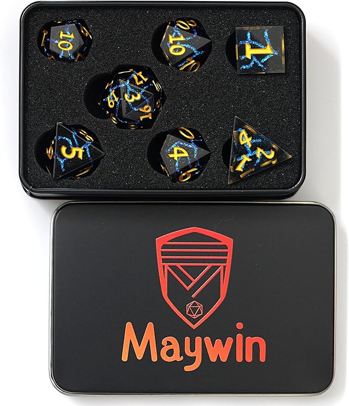 Dungeons and Dragons Dice,D&D Dice Set,DND Dice Gift Set for Role Playing Table Games