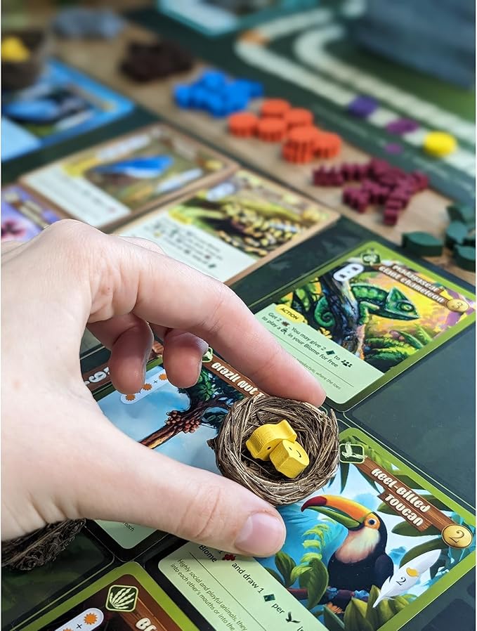 Biome Deluxe - Hand Management Board Game, Nature & Seasons, Strategy Tableau Building, Educational Game, Age 10+, 1-4 Players, 60+ Min