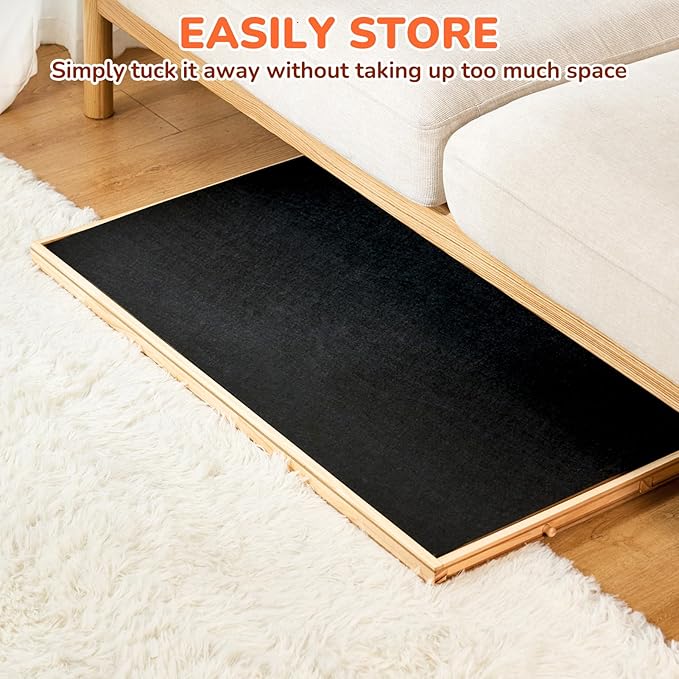 Gamenote 1500 Pieces Rotating Jigsaw Puzzle Table with Cover, Portable Large Puzzle Board with Drawer, Wooden Smooth Plateau Work Surface for Kids Family Game