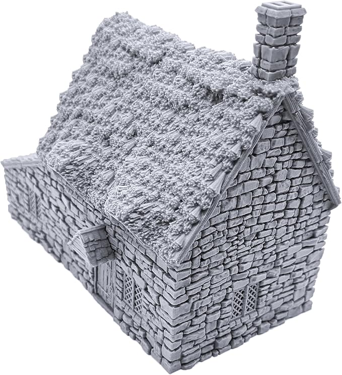 EnderToys Crow Cottage by Printable Scenery, 3D Printed Tabletop RPG Scenery and Wargame Terrain 28mm Miniatures