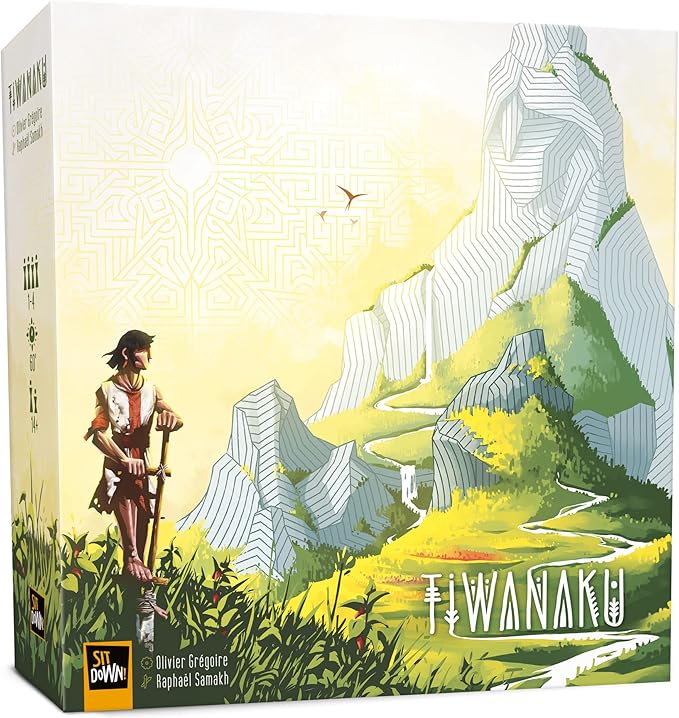 Tiwanaku - Sit Down! Strategy Board Game, Deduction Exploration Optimization, Pachamama Mother Earth Wheel, Play Solo Mode Or with Up to 4 Players, 30-60 Minute Play Time, for Ages 14+
