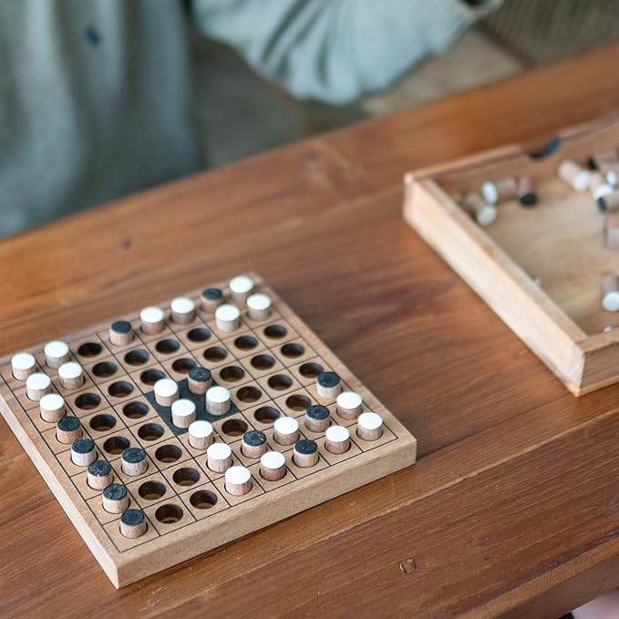 BSIRI Classic Board Game Othello Strategy Games of Family Games for Adults and Children which Playing in 2 Player Board Games to Challenges The Mastermind Game Pieces