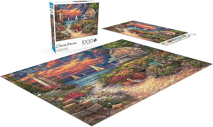 Buffalo Games - Chuck Pinson - Peace After The Storm - 1000 Piece Jigsaw Puzzle for Adults - Challenging Puzzle Perfect for Game Nights - Finished Size is 26.75 x 19.75