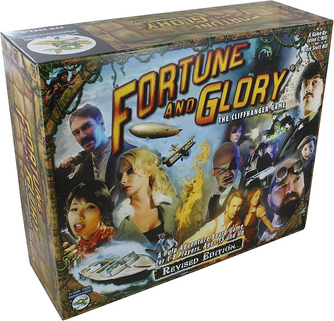 Flying Frog Productions Fortune and Glory: The Cliffhanger Game (Revised Edition)