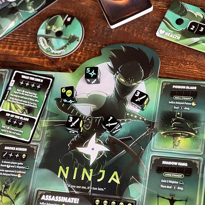 Two Hero Box - Treant v Ninja - Fast Playing Collectible Tabletop Game