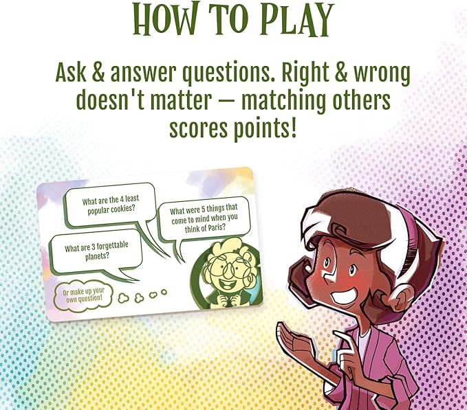 Hive Mind by Calliope How Well Do You Think Alike Fun Kids Games 8-12 3+ Players Activities for Families and Adults Ages 8+