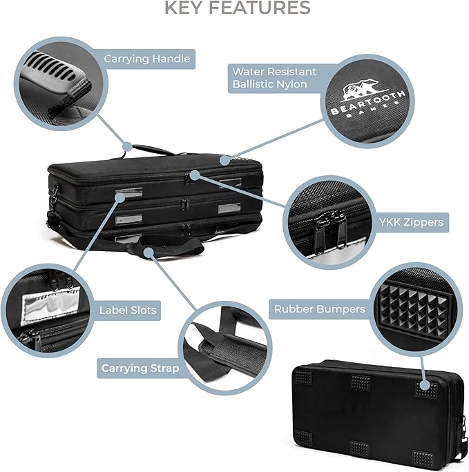 Explorer Series Board Game Bag for Organization, Travel, and Board Game Storage: The Foothills