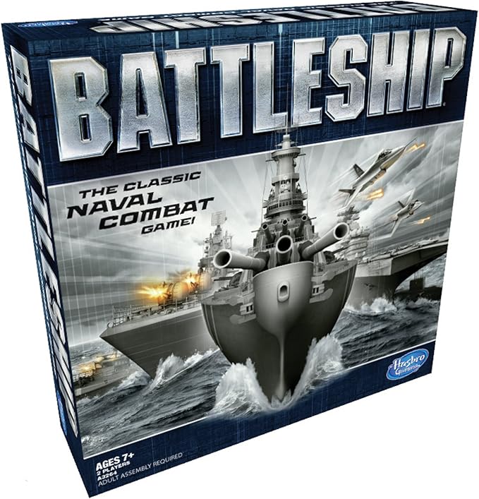 Hasbro Gaming: Battleship Classic Board Game Strategy Game Ages 7 and Up For 2 Players