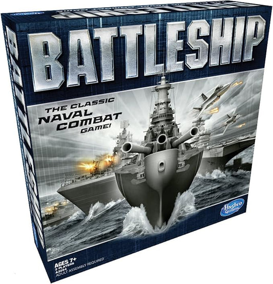 Hasbro Gaming: Battleship Classic Board Game Strategy Game Ages 7 and Up For 2 Players