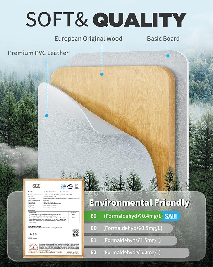 SAIJI TV Tray Table - Heavy Duty Extra Large TV Tray, Upgraded TV Dinner Trays for Eating Snack Food, Tilt & Height Adjustable TV Tray Laptop Desk for Sofa & Bedside Small Table