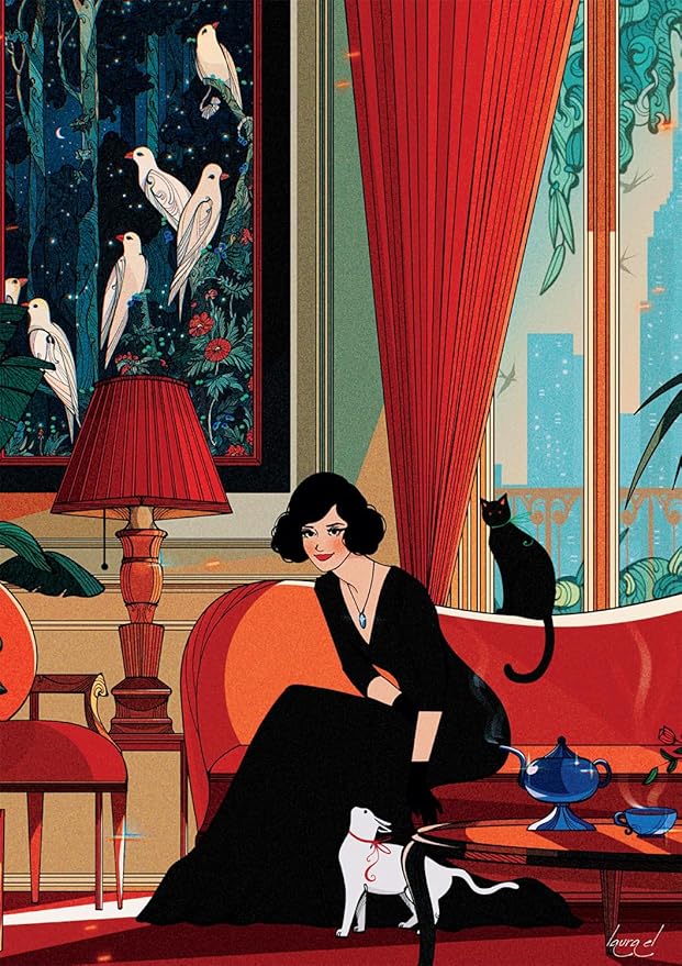 Buffalo Games - Laura El - Ophelia - Large Piece Jigsaw Puzzle for Adults - Challenging Puzzle Perfect for Game Nights - Finished Size is 21.25 x 15.00