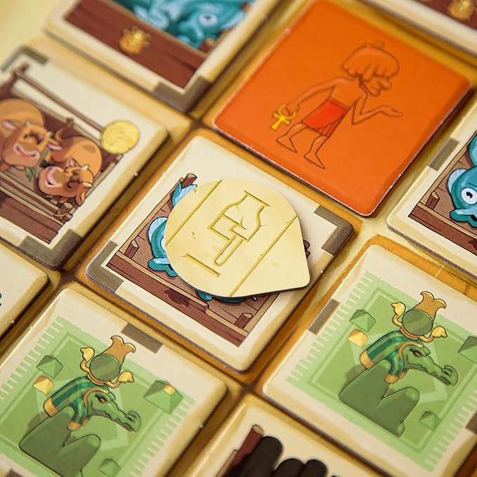 Sobek 2 Players Board Game - Navigate the Bountiful Markets and Outwit Your Opponent! Strategy Game for Kids and Adults, Ages 10+, 2 Players, 20 Minute Playtime, Made by Pandasaurus Games