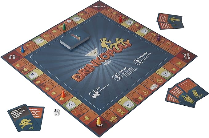 – The King of Drinking Games – Combined Board/Table Party Games for Adults and Students with 50 Expansion Cards with Tasks, An (Un)Forgettable Experience, A Drinking Game Gift Set