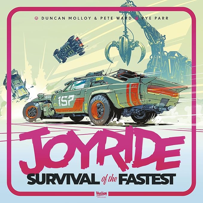 Joyride: Survival of The Fastest - Car Combat Board Game, Battle On Maps & Racetracks, Ages 12+, 2-4 Players