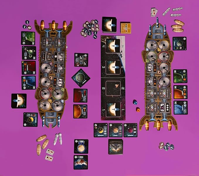 CATAN Starfarers Duel Board Game - A Thrilling Two Player Space Adventure! Strategy Game, Family Game for Kids and Adults, Ages 12+, 2 Players, 120 Minute Playtime, Made by CATAN Studio