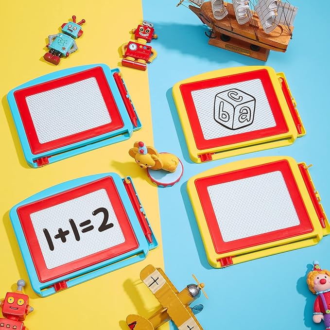 Tinlade 36 Pack Mini Magnetic Drawing Board for Kids, Erasable Mini Doodle Boards, Writing Sketch and Painting Pad Set, Small Magnetic Drawing Boards for Classroom Rewards Party Favors