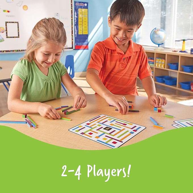 Learning Resources iTrax Critical Thinking Game - 69 Pieces, Ages 6+ Brainteaser Games for Kids, Develops Critical Thinking Skills, Board Games