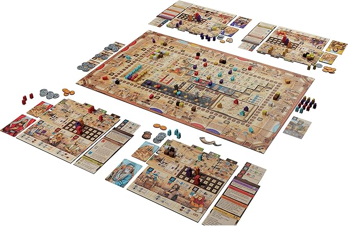 Renegade Game Studios: Ezra & Nehemiah - Strategy Board Game, Rebuild The Great City of Jerusalem, Card-Driven Game, Ages 13+, 1-4 Players, 120 Min