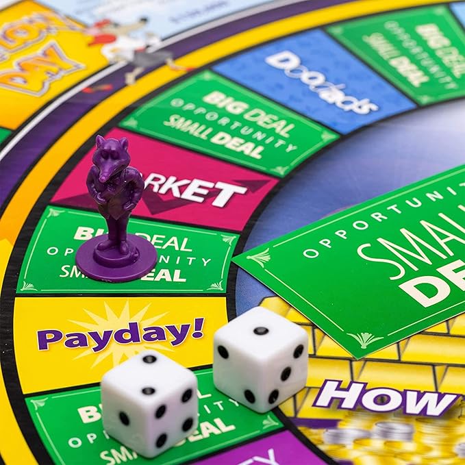 Rich Dad CASHFLOW Board Game, Educational Business & Finance Literacy Game, Ages 14 & Up - Financial Learning Games for Kids, Teens, Adults and Family