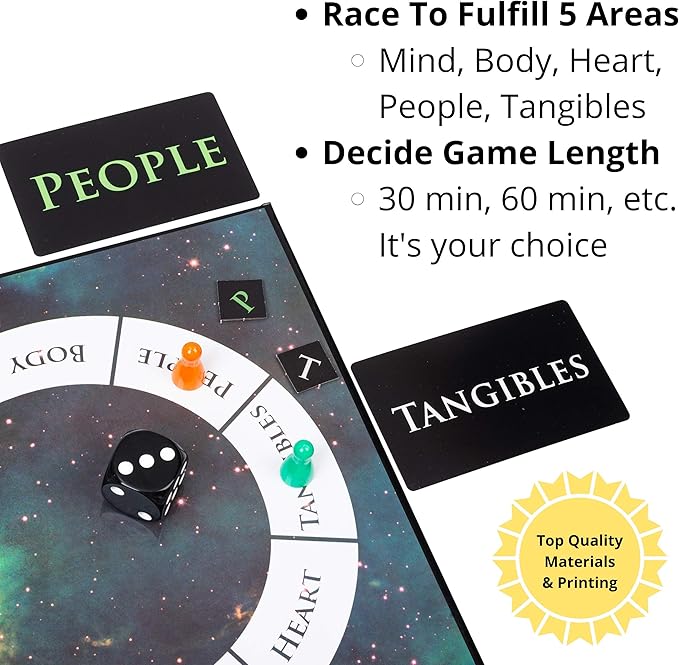 Better Me Self-Improvement Board Game - Fun & Connection for Couples, Friends, and Family Game Night, Relationship Date Night Ideas, Counseling and Group Therapy, Goal Setting & Accountability