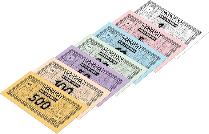 Monopoly Board Game – Rochester, NY Edition: 2-6 Players Family Board Games, Board Games for 8 Years Old and Up, Fun Everyone