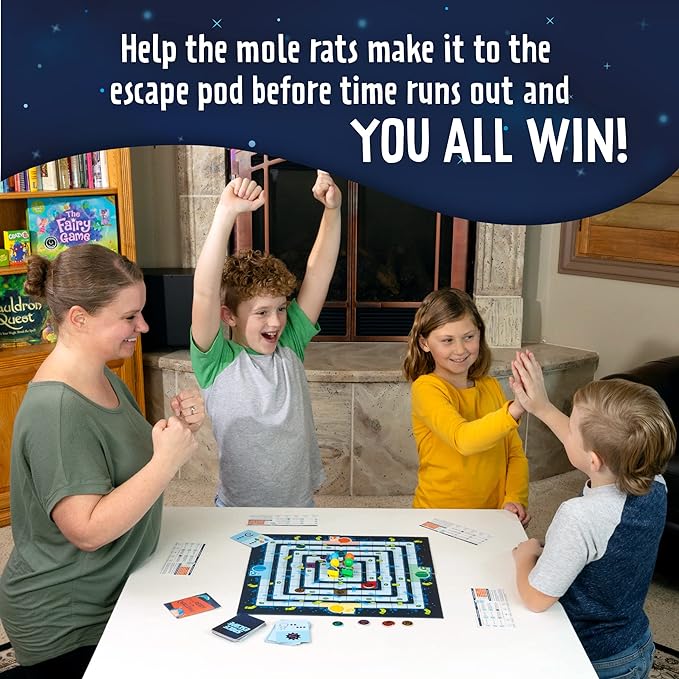 Peaceable Kingdom Space Escape – Cooperative Strategy Space Adventure Game by The Inventor of Pandemic – Use Teamwork to Win! – Great for Families with Kids Ages 7 & up