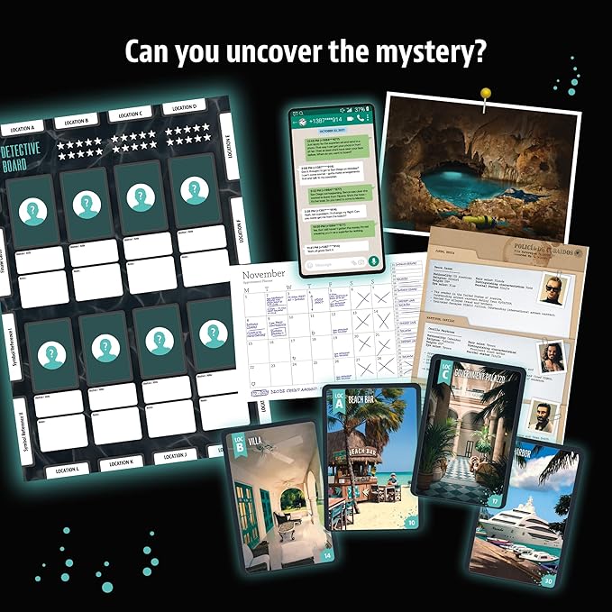 Thames & Kosmos Masters of Crime: Rapture | Murder Mystery Game | Pop Star | Who-Dun-It | Co-op Game | 1+ Players | Ages 16+