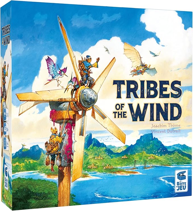 Tribes of The Wind | Strategy Board Game | Ages 14+ | 2 to 5 Players | 60 Minutes