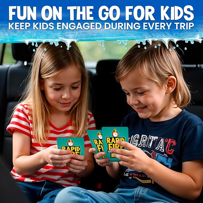 QUOKKA Kids Conversation Cards Game - Break The Ice Game for Kids and Families - Icebreaker Cards with 500+ Questions - Family Game for Kids 8-12 - Perfect for Family Game Night I Premium Version