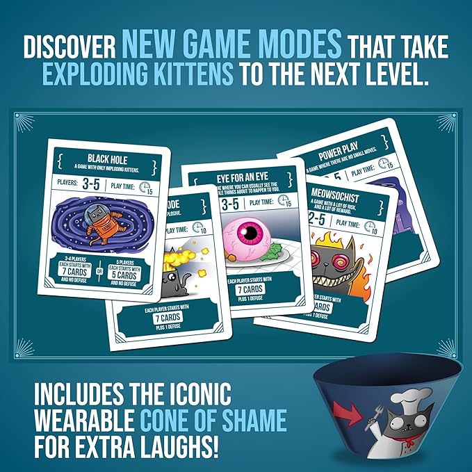 Recipes for Disaster by Exploding Kittens - 2-5 Players - Ages 7+ - 15 Minutes to Play - Deluxe High Stakes Card Game - Ideal for Party, Family Game Night, Kids and Adults