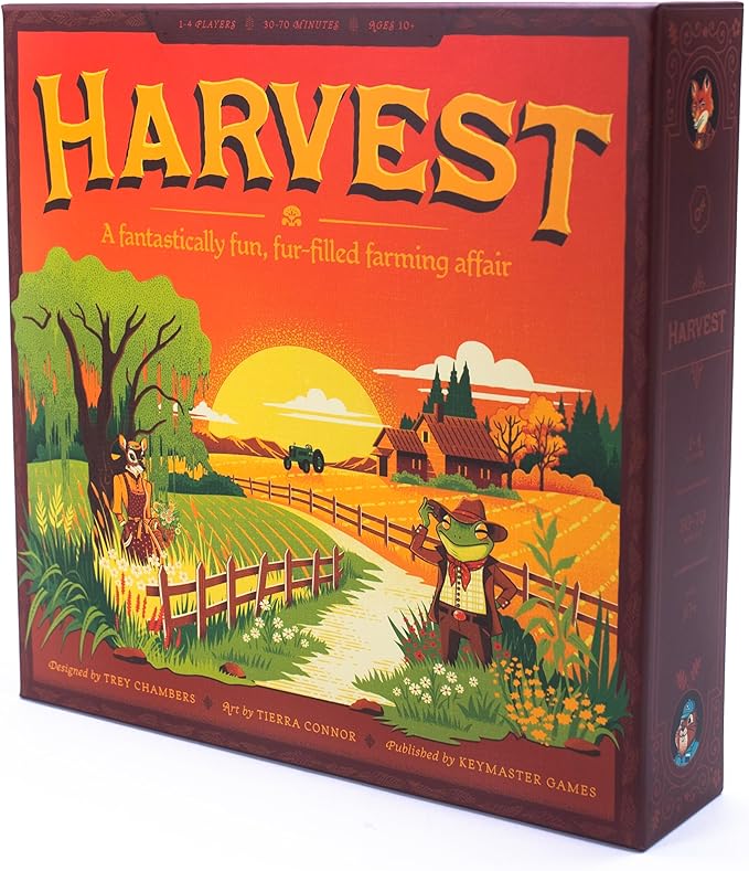 Harvest | Strategy Board Game for Adults, Families, and Couples | Cozy Whimsical Farming Experience | Easy-to-Learn Art | Quick 60-Minute Play for Game Night or Solo Challenge