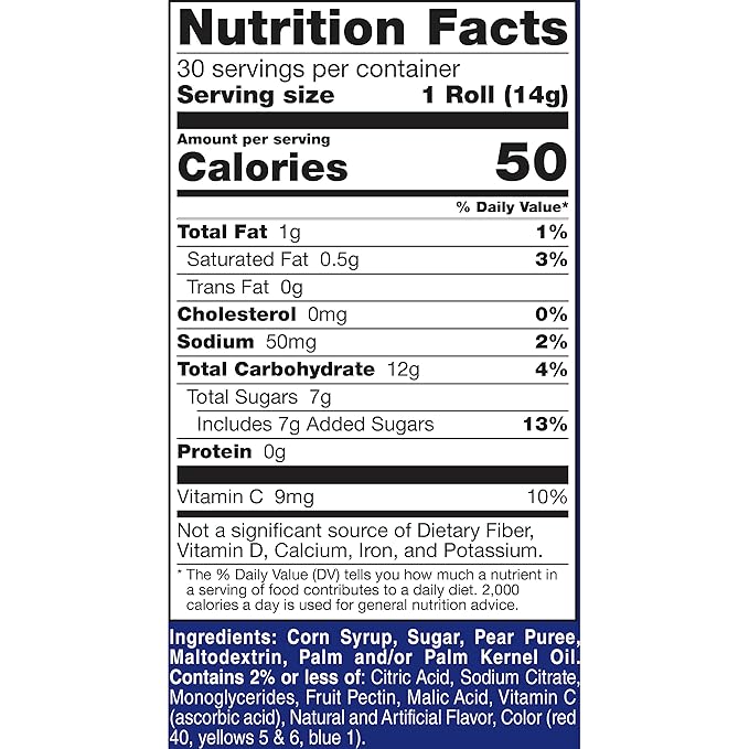 Fruit Roll-Ups Fruit Flavored Snacks, Mystery Flavor, Solar Melon, and Star Berry, 30 ct