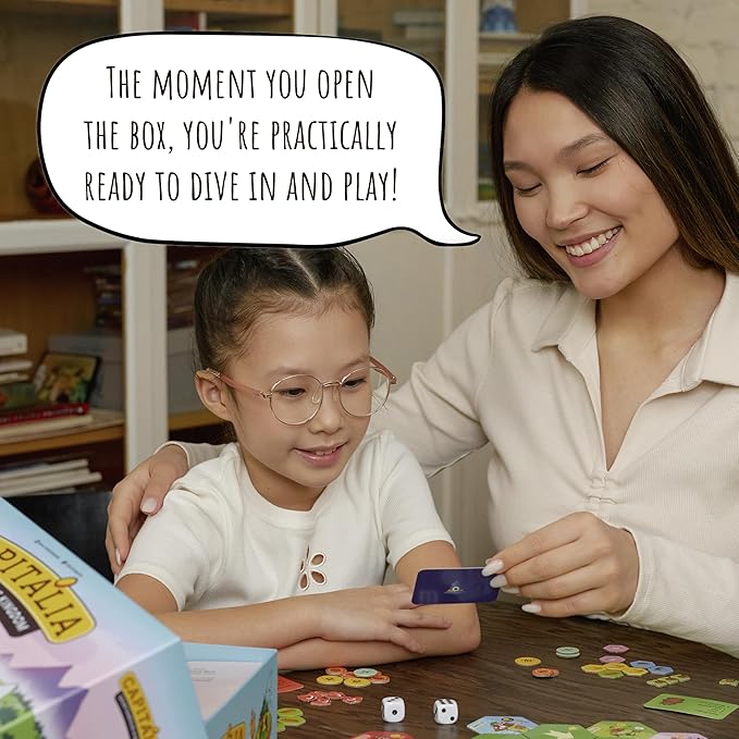 Family Board Game | Board Game for Adults and Family | Adventure Board Game | Ages 5+ | for 2 to 7 Players | Average Playtime 30-45 Minutes (Capitalia)