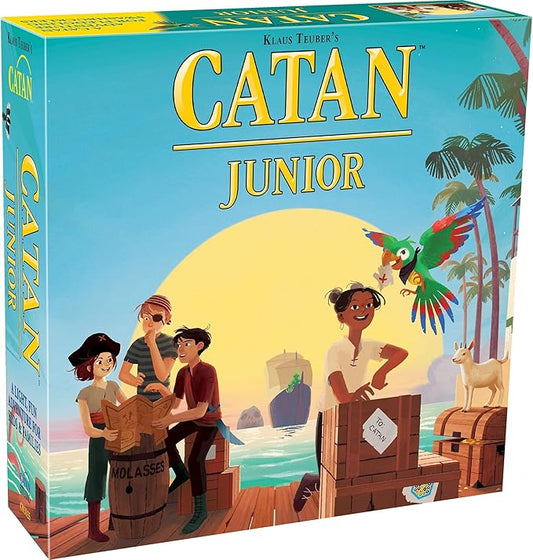 CATAN Junior Board Game - Swashbuckling Adventure for Young Pirates! Strategy Game, Fun Family Game for Kids and Adults, Ages 6+, 2-4 Players, 30 Minute Playtime, Made by CATAN Studio