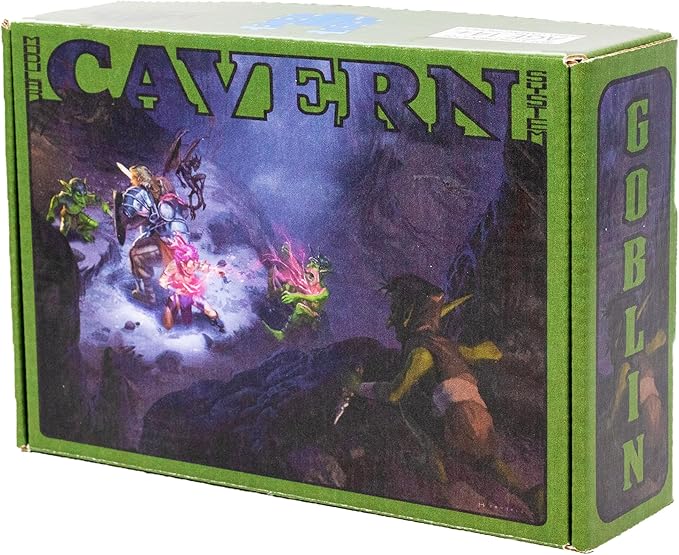 Goblin Cavern Set - Mini Dungeon Castle Cavern DND Terrain for Tabletop RPGs, Dungeons & Dragons, Pathfinder, War Gaming, and More! - by DCD (64+pcs, 1.4sqft, 8areas)
