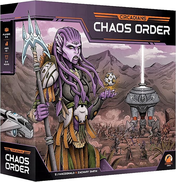 Renegade Game Studios Circadians: Chaos Order - Strategy Boardgame, Ages 14+, 2-5 Players, 120-240 Min