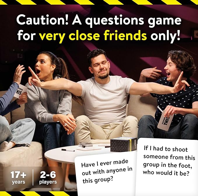 Answer This - How Well Do You Know Your Close Friends? - Hilarious Party Card Game for Adults - Cool Conversation Cards for a Game Night