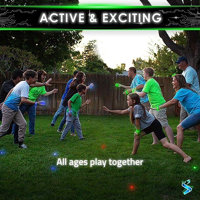 Redux: The Original Glow in The Dark Capture The Flag Game | Ages 8+ | Outdoor Games for Kids and Teens | Glow in the Dark Games | Sports Gifts for Boys | Alternative to Laser Tag Guns & Flag Football