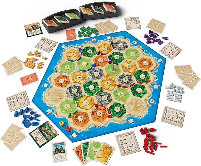 CATAN 5-6 Player Board Game Extension (6th Edition) Add More Players to Your Adventure, Ages 10+, 3-6 Players, 60-90 Minute Playtime, Made by Catan Studio