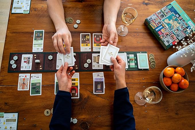 Caper Europe | Strategic Two-Player Board Game for Ages 10+ | Fast-Paced Card Drafting Heist Across Europe | Travel-Friendly Box with Stunning Art | Perfect for Couples and Family Game Night