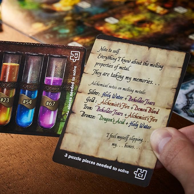 Hasbro Gaming Dungeons & Dragons: Bedlam in Neverwinter Board Game, Escape Room, Cooperative Strategy Games for Ages 12+, 2-6 Players, 3 Acts Approx. 90 Mins Each (Amazon Exclusive)