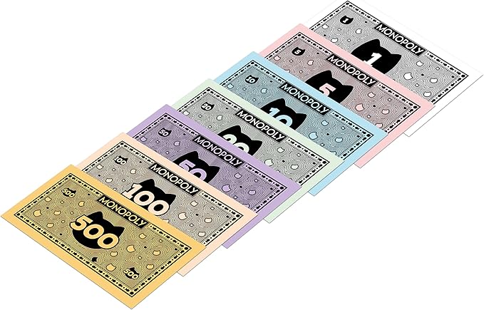 Cats Monopoly Board Game English Edition, Play with Your Favourite felines with Bespoke Tokens and Trade Your Way to Success, Fun Family Board Game for Ages 8 and up