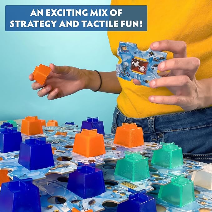 Nunatak: Temple of Ice| Strategy Game | Boardgame | Competitive Game| 2-4 Player Game | Ages 10+