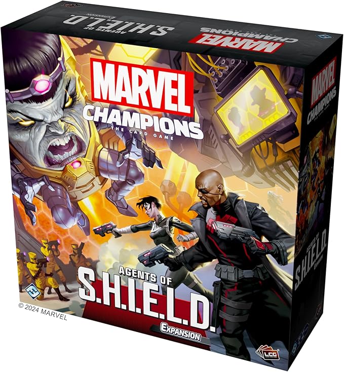 Fantasy Flight Games Marvel Champions The Card Game Agents of S.H.I.E.L.D. Campaign Expansion - Cooperative Strategy Game for Kids & Adults, Ages 14+, 1-4 Players, 45-90 Min Playtime, Made