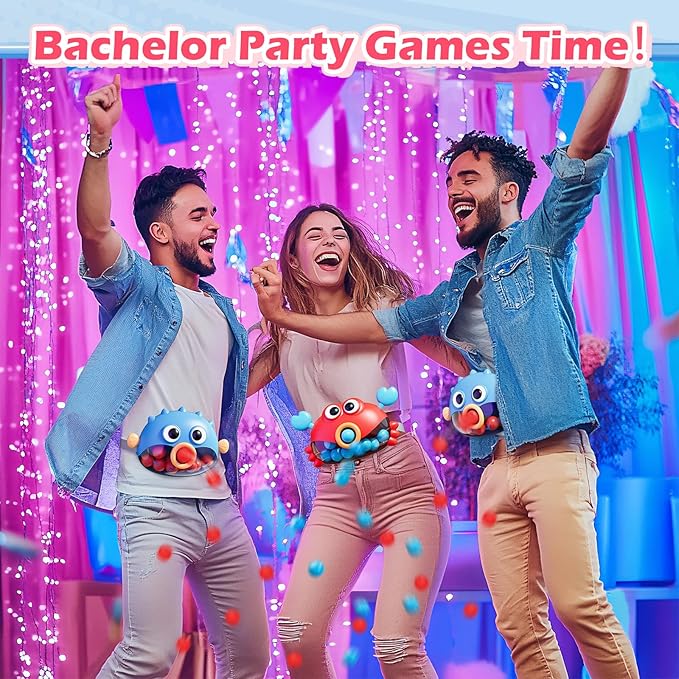 Skirfy Outdoor Easter Party Games for Kids Adults, Shaking Ball Game Set Toy with 40 Balls, Fun Outdoor Indoor Toys, Family Carnival Bachelorette Birthday Backyard Games for Boys Girls Age 3-12