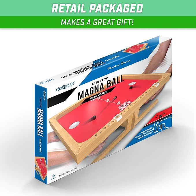 GoSports Magna Ball Tabletop Board Game - Fast-Paced Magnet Game