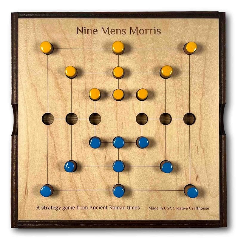 Nine Mens Morris – Strategy game from ancient Rome. Premium version made in USA