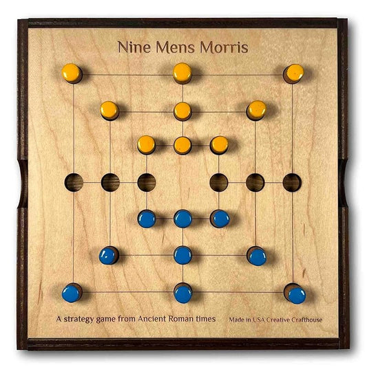Nine Mens Morris – Strategy game from ancient Rome. Premium version made in USA