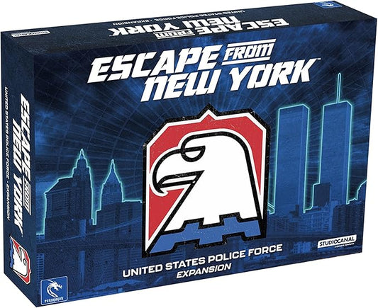 Pendragon Studios: Escape from New York: US Police Forces - Expansion - Hero Strategy Board Game Baed On The Movie, Ages 14+, 1-5 Players, 60 min